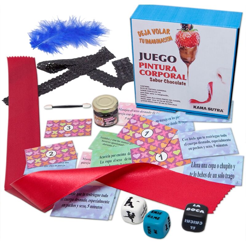  JUEGO DE DADOS CON PINTURA CORPORAL