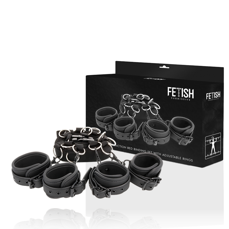  SET ATADURAS CAMA LUXURY CON FORRO DE NEOPRENO