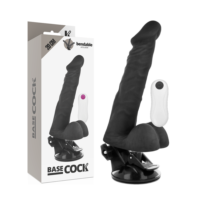 VIBRADOR REALISTA ARTICULABLE CON MANDO BASECOCK 20 CM - Variation 2