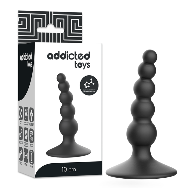  ANAL SEXUAL PLUG 10 CM NEGRO