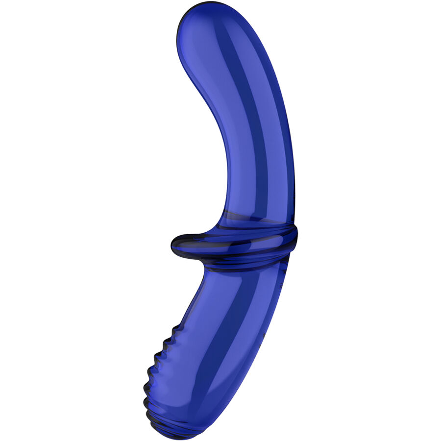 SATISFYER DOUBLE CRYSTAL - DILDO DE CRISTAL TRANSPARENTE - Variation 1