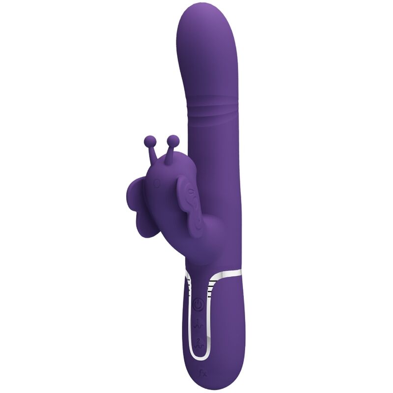 VIBRADOR RABBIT MULTIFUNCIÓN 4 EN 1 MARIPOSA FUCSIA - Variation 3