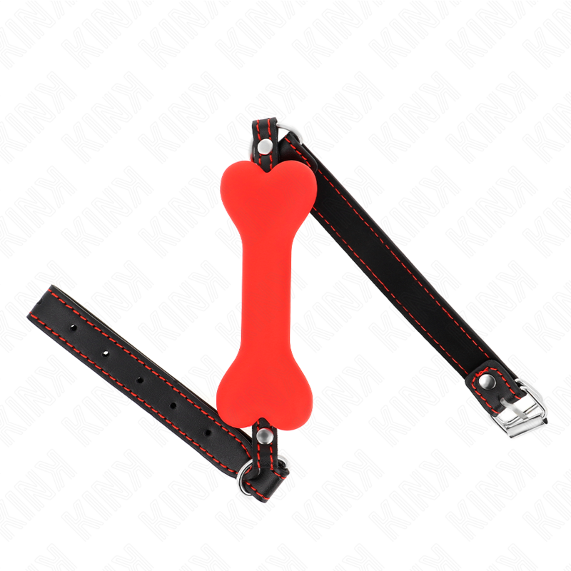  MORDAZA DE HUESO 12 CM ROJO 63 x 2 CM