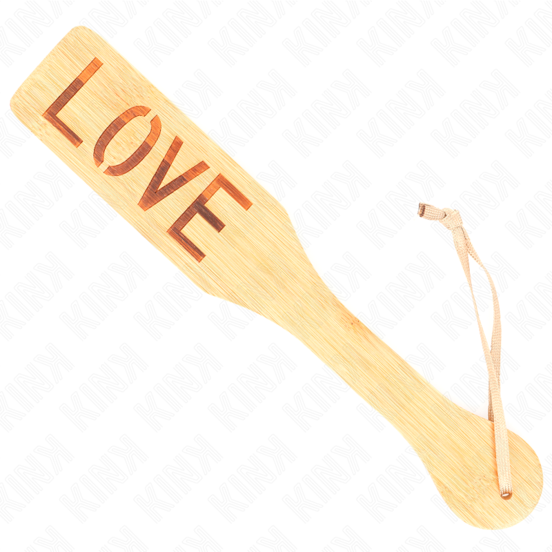  PALA DE BAMBÚ PALABRA LOVE 32 X 5.5 CM