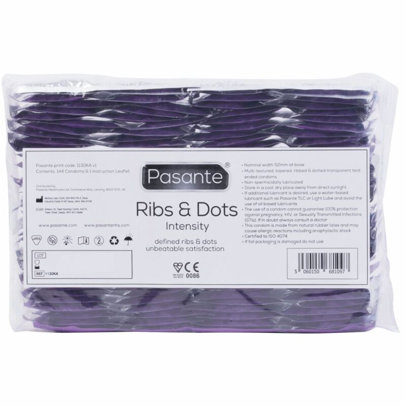  INTENSITY BULK PRESERVATIVOS MULTITEXTURIZADOS 144 UNIDADES