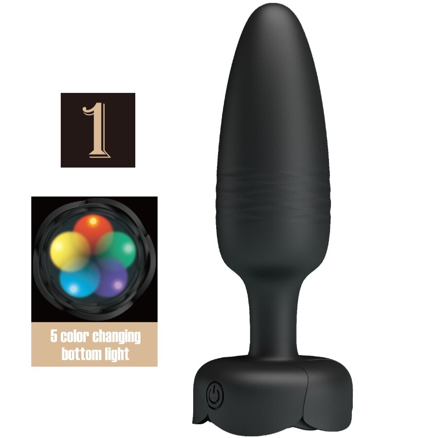 PLUG ANAL CON LUZ LED - VARIAN 10.8 CM - Variation 1