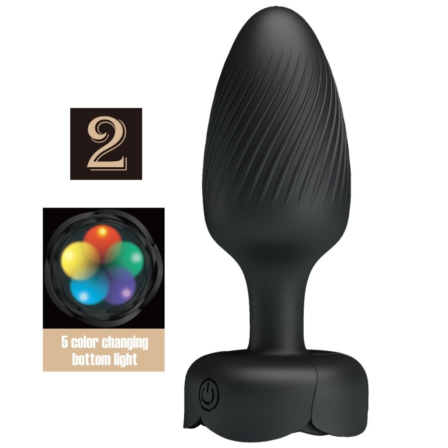PLUG ANAL CON LUZ LED - VARIAN 10.8 CM