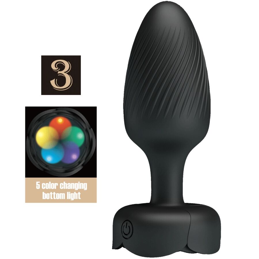 PLUG ANAL CON LUZ LED - VARIAN 10.8 CM - Variation 3