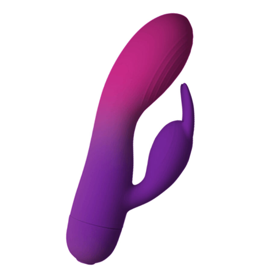 VIBRADOR GLO-GIRL RABBIT MORADO