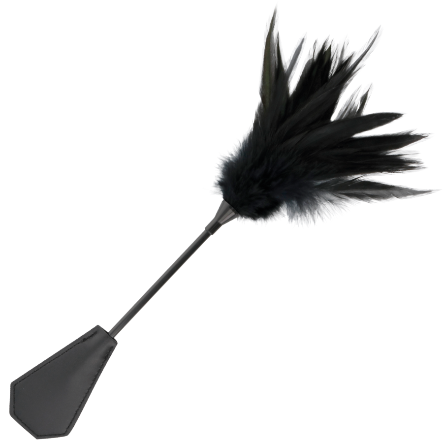  FUSTA CON PLUMA NEGRO