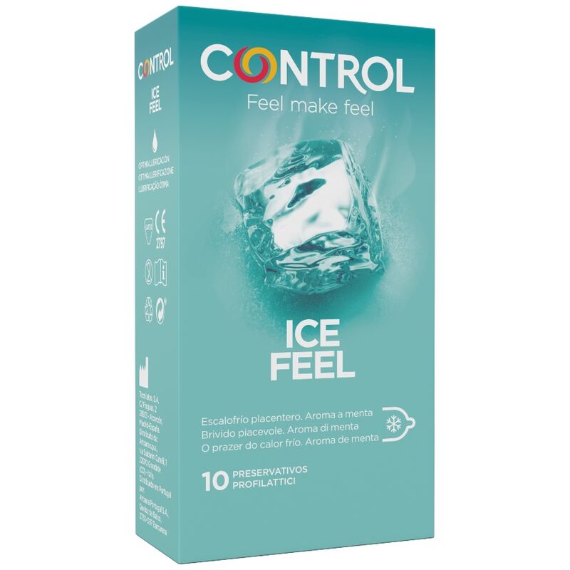  ICE FEEL PRESERVATIVOS EFECTO FRIO 10 UNIDADES